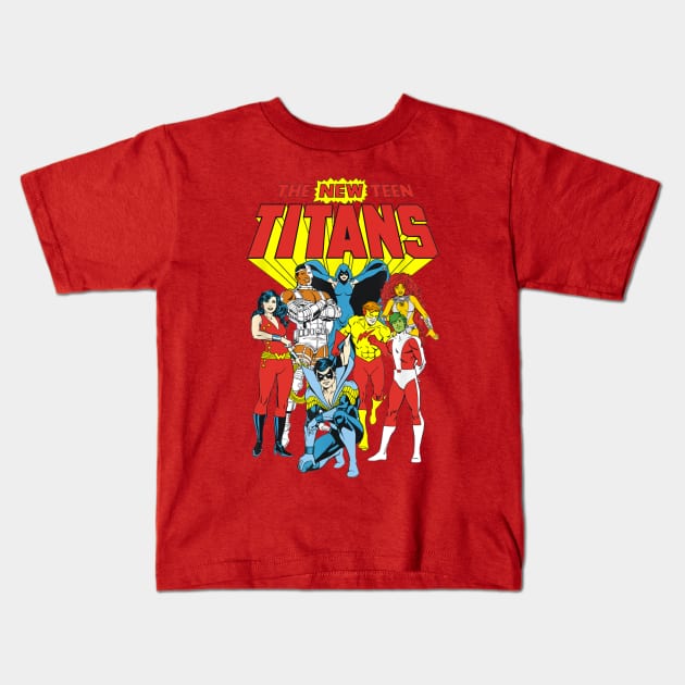 The titans Kids T-Shirt by Roro's Water Heaters